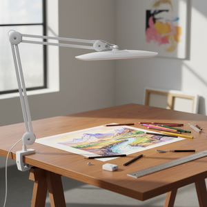 Modern 2200-Lumen LED Desk Lamp Eco-Friendly Flexible Adjustable Eye-Caring for Office Study Craft Work Aluminum Body - Product Image 4