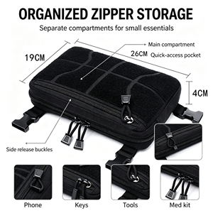 <span class=keywords><strong>Mini</strong></span> bolsa táctica portátil ligera para aparejo de pecho con correas de hombro ajustables - Product Image 2