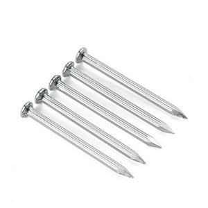 कारखाने की सस्ती कीमत गर्म बिक्री 1 "2" 3 "4" उच्च शक्ति जस्ती कठोर सपाट सिर स्टील कंक्रीट नाखून तेज हीरा - Product Image 3