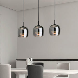 Современные люстры подвесные светильники для ресторана, гостиной, кухни, простой светодиодный светильник для дома, современный стеклянный светильник - Product Image 1