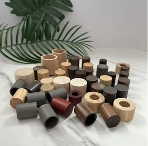 Venta directa de tapa de madera personalizada de alta calidad para botella de vidrio de Perfume de aceite de masaje - Product Image 2