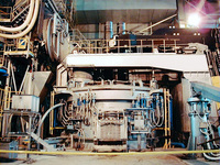 Four à arc électrique 0.5T-10T DC Four de fusion en fonte EAF