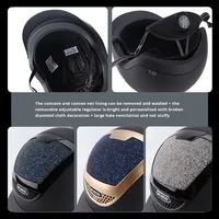 Casque d'équitation professionnel respirant en PC+ABS pour sports de plein air et compétitions de vitesse