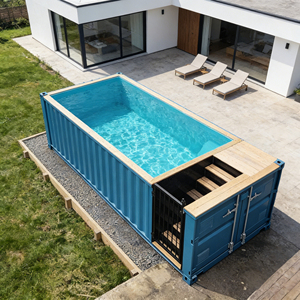 Multifunctional Equipment Swim Set Hot Sale Inground Fibre Glass Products Fiberglass Swimming Pool - Product Image 3