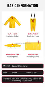 Tuta di Sicurezza Dielettrica ad Alta Tensione per Lavori <span class=keywords><strong>Elettrici</strong></span> - Product Image 2