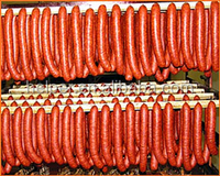 Grande capacité 250 500 1000 kg par lot four à fumée de bacon saucisse liquide fumoir viande gaz fumée maison poisson machine à fumée