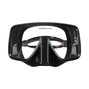 Occhiali da immersione in Silicone Anti-nebbia personalizzati a lente singola a prova di perdite per adulti attrezzatura subacquea per snorkeling - Product Image 1