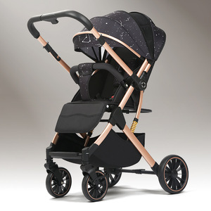 Passeggino Reclinabile e Verticale Leggero Pieghevole Portatile da Viaggio in Metallo per Neonati - Product Image 4