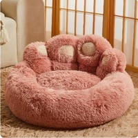 Cama de Lujo Moderna para Mascotas, Suave, Transpirable, con Diseño de Dibujos Animados, Sofá Cama para Perros Grandes, Cálida, Duradera, Antideslizante, para Todas las Estaciones