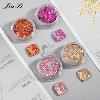 Vente flash : 36 couleurs assorties, paillettes holographiques laser brillantes pour ongles, poudre de paillettes