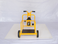 Toda la venta del precio de fábrica de tres ruedas de metal triciclo bicicleta con transporte