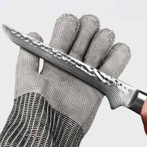 <span class=keywords><strong>Gant</strong></span> résistant aux coupures en <span class=keywords><strong>maille</strong></span> d'acier inoxydable 316L, qualité alimentaire, pour boucher, sécurité, traitement <span class=keywords><strong>de</strong></span> la viande, cuisine, décorticage d'huîtres - Product Image 3