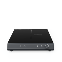 Cuisinière à induction ultra-mince 2000w à commande par bouton et tactile, prix bas, cuisinière électrique/plaque de cuisson à induction électrique