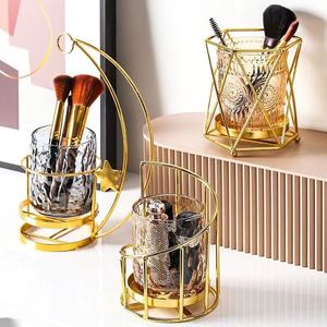 Factory-Wholesale Polished China Restaurant-Style Rose Metal Candle Holders Trendy Online Living Room Bedroom <b>Bedside</b> Decor - Product Image 3