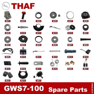 Pièces de rechange pour outils électriques, accessoires pour meuleuse d'angle <span class=keywords><strong>Bosch</strong></span> GWS7-100 GWS7-115 GWS720 - Product Image 2