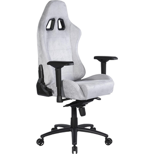 Meilleure <span class=keywords><strong>chaise</strong></span> de gaming en daim gris clair, luxe premium, confort supérieur, tissu doux, <span class=keywords><strong>chaise</strong></span> de <span class=keywords><strong>gamer</strong></span> avec mécanisme grenouille - Product Image 2