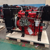 Mesin Diesel XC4B26 45KW 61HP 3000RPM 4-Silinder Berpendingin Air untuk Pompa Kebakaran Unit Pompa Air