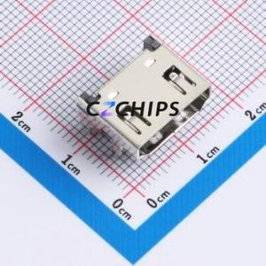 UMJBATACNA <b>HDMI</b> <b>Connector</b> SMD <b>Connector</b> ( <b>Connector</b> Type: <b>HDMI</b>-A )( Gender: Female )( Total Number of PINs: 19P ) - Product Image 1