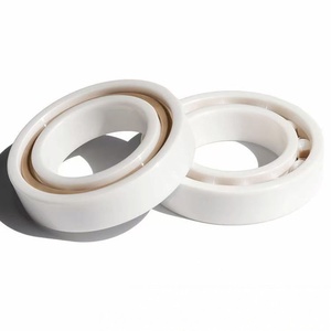 Roulement à billes en céramique de zircone 6210, 50x90x20mm, résistant à la chaleur, rotation fluide pour rotors industriels de précision et réactions chimiques - Product Image 4