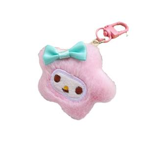 Star Sanlio Serie Plüschpuppe KT Katze Biber für Taschenaccessoires Arcade Plüsch-Schlüsselanhänger Rucksack-Anhänger Stofftier - Product Image 6