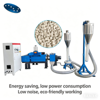 Machine de granulation à basse température entièrement automatique, conception intégrée, système de recyclage des matériaux HDPE
