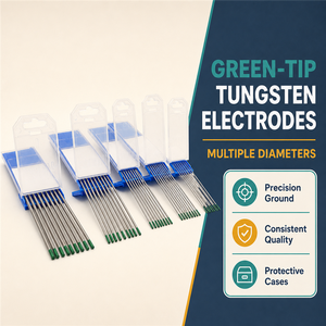 Électrode en tungstène à pointe bleue, 3.2mm 1.0mm, pour réparation de centrales électriques, finition de surface propre, coups de feu fiables, offre en gros - Product Image 6