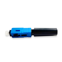 Fibra óptica rápida de alta calidad SC APC/SC UPC Conector rápido Cuña Tipo de tornillo Conjunto de campo Compatible con FTTH