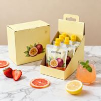 Caja de Exhibición PDQ de Cartón Impresa Personalizada con Bolsa, Empaque Minorista para Barras de Chocolate, Dulces, Proteínas y Energéticas