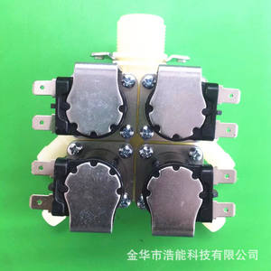 วาล์วระบายน้ำสี่ทางอัตราการไหลสูงสำหรับเครื่องเครื่องดื่ม แรงดันน้ำต่ำ 0-0.02 เมกะปาสคาล ทางเข้าหนึ่งทาง ทางออกสี่ทาง - Product Image 4