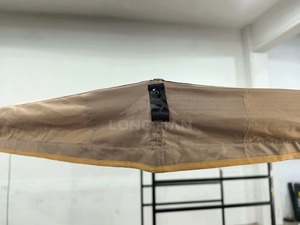 Auvent de voiture à 180 degrés, tissu Oxford 600D, PVC 1000G, bande LED, pieds réglables 2M 2.5M, OEM, étanche - Product Image 6