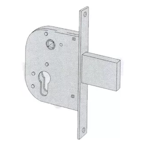 CISA E50 Box 84.5x95mm Accessoires d'extérieur Serrure à mortaise pour portes Art. 42312 - Product Image 3
