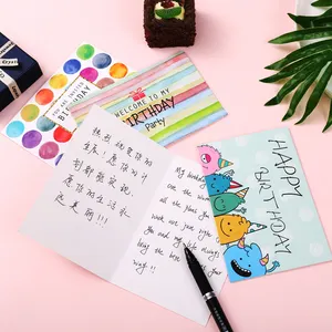 HXD-tarjetas de felicitación de papel personalizadas, de alta calidad, respetuosas con el medio ambiente, surtido de tarjetas divertidas para todas las ocasiones, feliz cumpleaños