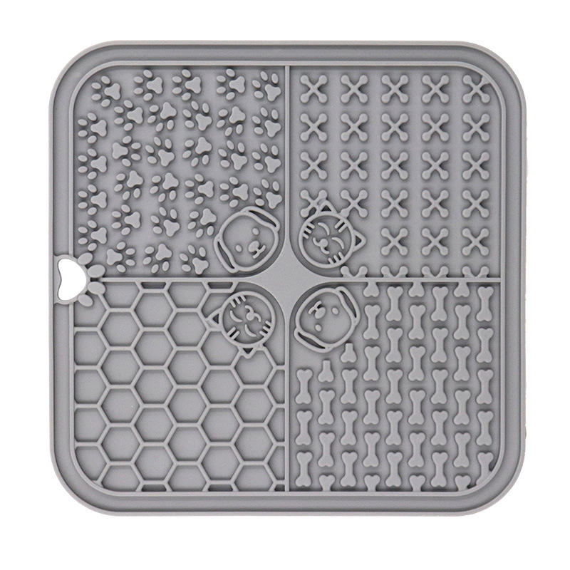 4-Compartiment Slow Food Mat Gris