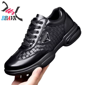 Zapatos Casuales de Trabajo para Hombre para Todas las Estaciones, Zapatos para Caminar al Aire Libre Antideslizantes, Transpirables y Ligeros con Parte Superior de PU - Product Image 4