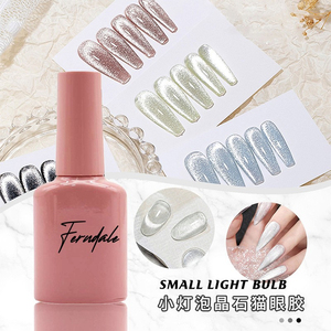 Esmalte de Uñas en Gel UV con Purpurina Efecto Ojo de Gato, en Botella Pequeña, de Resina, de Ferndale, de Lujo, para Arte de Uñas DIY, No Tóxico, Ecológico, Vegano, de Larga Duración - Product Image 1