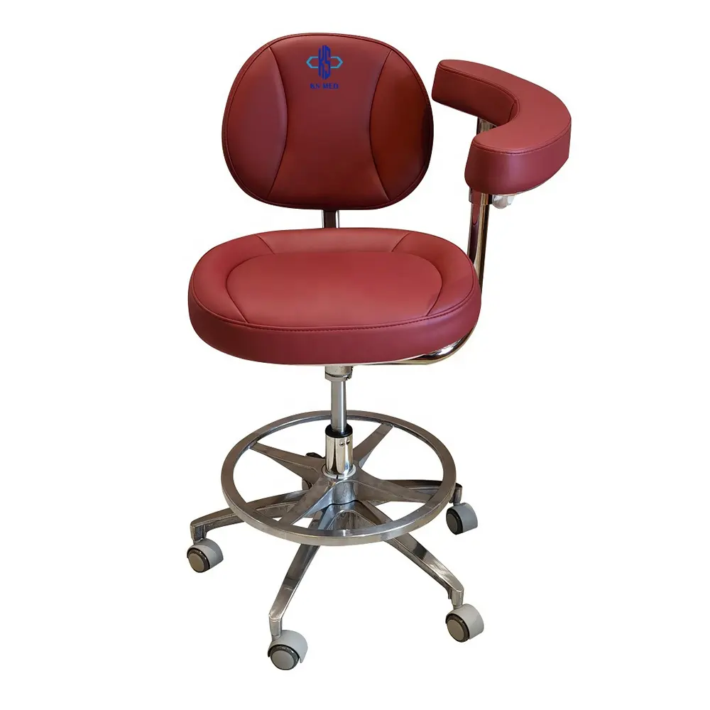 KSMED Nursing Transfer Stuhl verstellbarer chirurgischer Arzt Hydraulik stuhl gute Qualität Zahnarzt Zahnarzt stuhl mit Arm