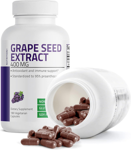 แคปซูลเมล็ดองุ่นราคาประหยัด ช่วยบำรุงหลอดเลือด สารสกัดจากเมล็ดองุ่นบริสุทธิ์ อาหารเสริม - Product Image 3