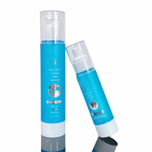 Round 30ml 50ml Cream Liquid Serum Travel clear Cosmetic 100ml Spray Plastic Containers 30 ml Airless <b>Pump</b> <b>Bottle</b> Lotion <b>Bottle</b> - Product Image 4