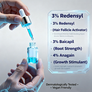 Kit de Tratamiento Capilar Anticaspa y Crecimiento del Cabello con Tripeptidos de Cobre, Apigenina, Saw Palmetto, Cafeína y Biotina para Reparación Rápida - Product Image 3