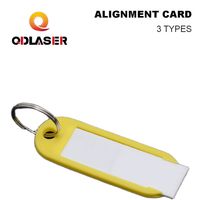 Plaque en céramique QDLASER pour alignement de faisceau laser, trois types de cartes de calibration pour machine-outil de découpe et de soudage à fibre YAG