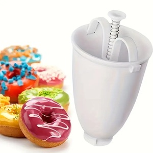 Wholesale Hot Sale Plastic <b>Machine</b> Mold Biscuit Donut-Depositor Made <b>Waffle</b> Dispenser Manual One Hand Donut Maker - Product Image 3