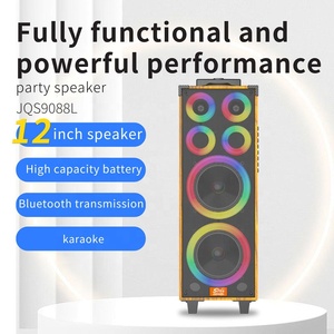JQS9055 Nuevo Altavoz Inalámbrico para Fiestas con Luces LED RGB, Cubierta Metálica, Reproductor de Audio, <span class=keywords><strong>Karaoke</strong></span> - Product Image 2