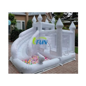 Château <span class=keywords><strong>gonflable</strong></span> commercial arc-en-ciel pastel pour location événementielle, avec piscine à balles, toboggan aquatique et structure <span class=keywords><strong>gonflable</strong></span> pour mariage en PVC - Product Image 2