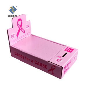 Boîte d'affichage en carton ondulé personnalisée en gros pour sucettes en forme de pop, pour la collecte de bonbons - Product Image 2