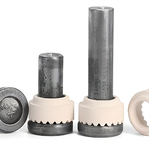 <span class=keywords><strong>Connecteur</strong></span> de cisaillement de type <span class=keywords><strong>Nelson</strong></span>, <span class=keywords><strong>goujon</strong></span> de soudure en acier au carbone avec embout en céramique - Product Image 6