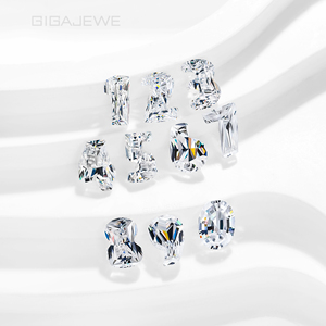 गिगाजेवे संख्या 0-9 सफेद डी रंग मोइससानाइट - Product Image 3