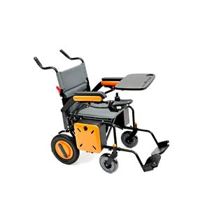 Kursi roda listrik lipat dewasa, kursi roda listrik ringan semua medan beban 150kg dengan meja makan - Product Image 1