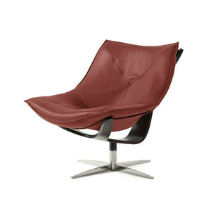 Muebles de Sala de Estar de Alta Gama, Sillón Reclinable Giratorio de Metal de Diseño Moderno, Sillón Europeo para Sala de Estar, para Villa y Bar - Product Image 1