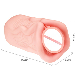 Juguete Sexual Masculino con Textura Envolvente en Espiral, Canal Plisado Elástico con Contorno Vaginal Auténtico, Perfecto para la Vida Soltera - Product Image 5