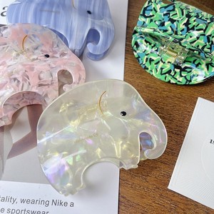 Pince à cheveux personnalisée Qian Jin en forme d'éléphant mignon pour jeunes filles, nouvelle arrivée, accessoire en acétate pour coiffures quotidiennes - Product Image 4